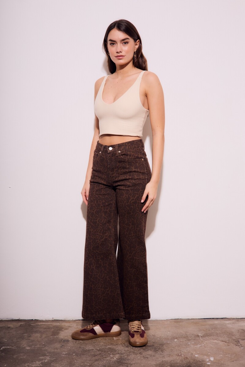 Jean Print Animal Print