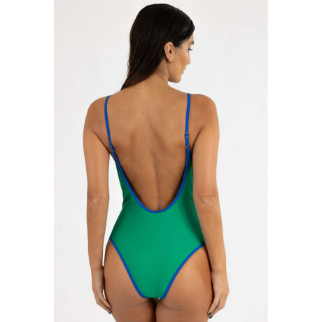 Malla paula liso Verde vibrante