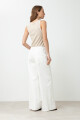 Jean wide leg Lena blanco