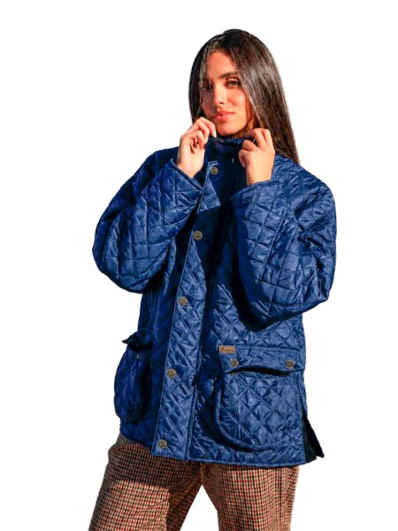 Campera Capitoneada Dama Azul