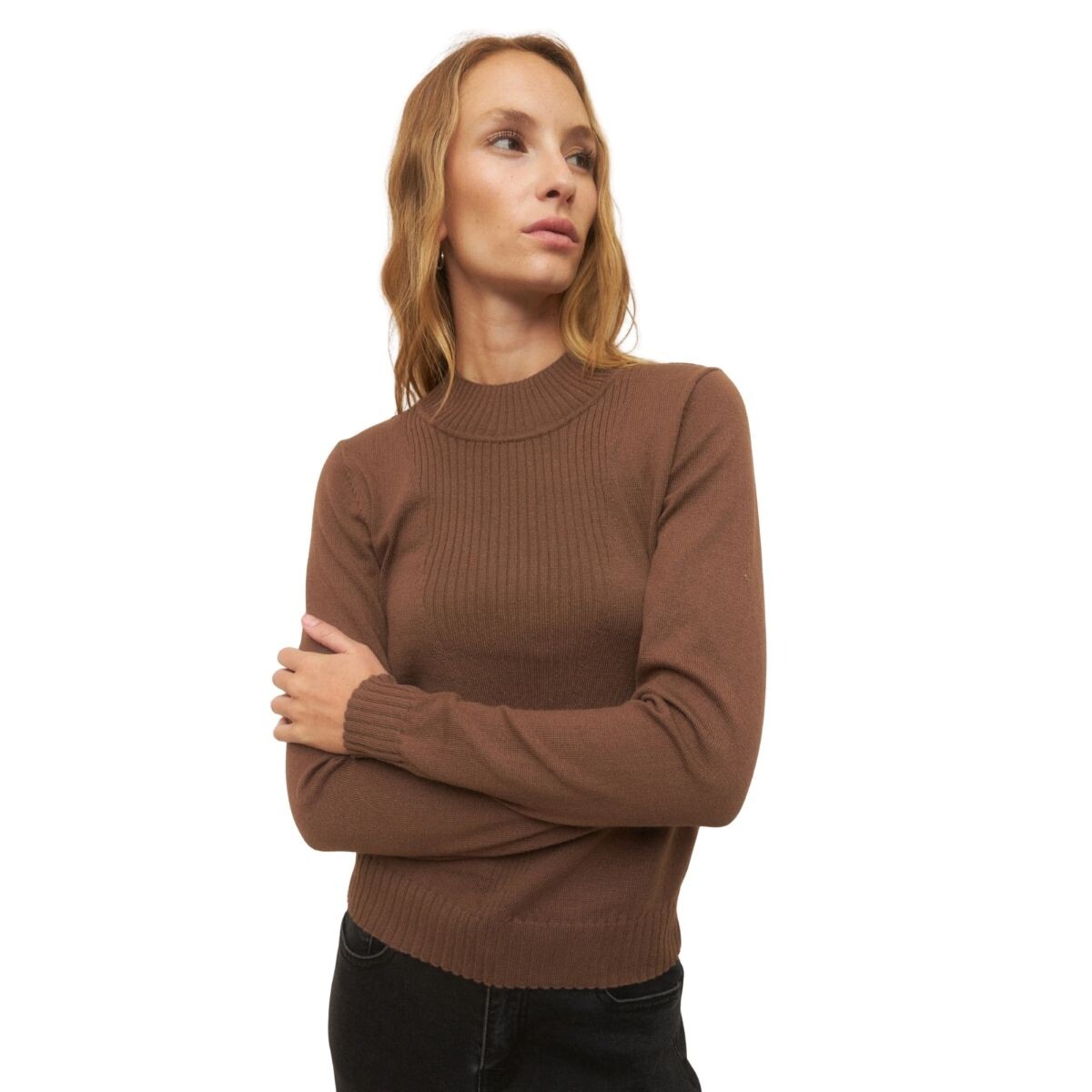 POLERA VENETIAN S-XXL - CHOCOLATE 
