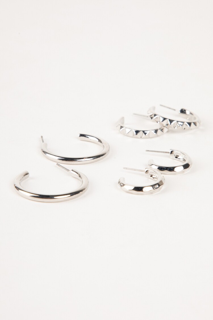 AROS DERMONT Plateado