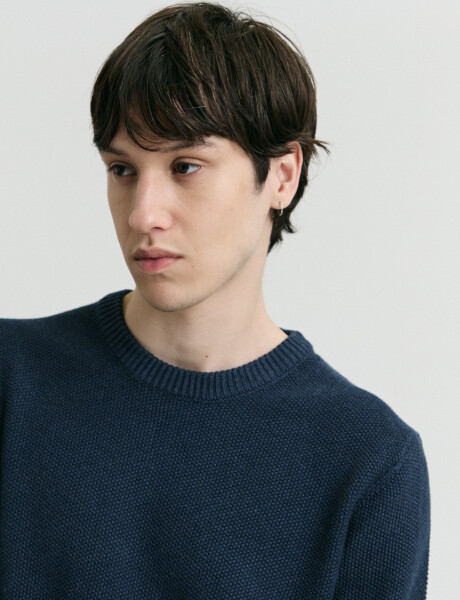 470982 SWEATER HARRY Azul Piedra