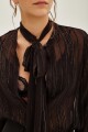Camisa Maki Scarf Negro
