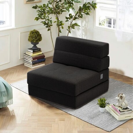 Sillón cama individual Lumax Oster en caja compactado Negro