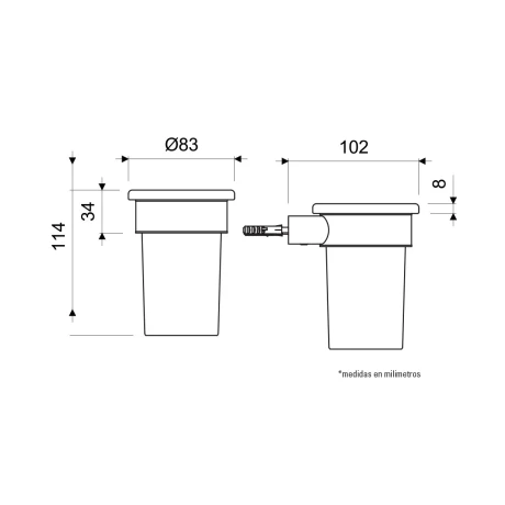 Porta Vaso Con Vaso Serie Dalia 83 De Diametro 000