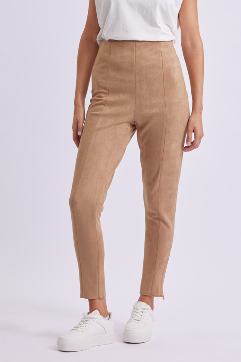 Calza de gamuza Beige