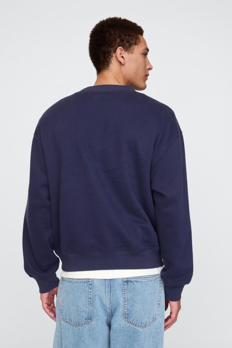 Buzo Deportivo Logo Gap Hombre Navy Uniform