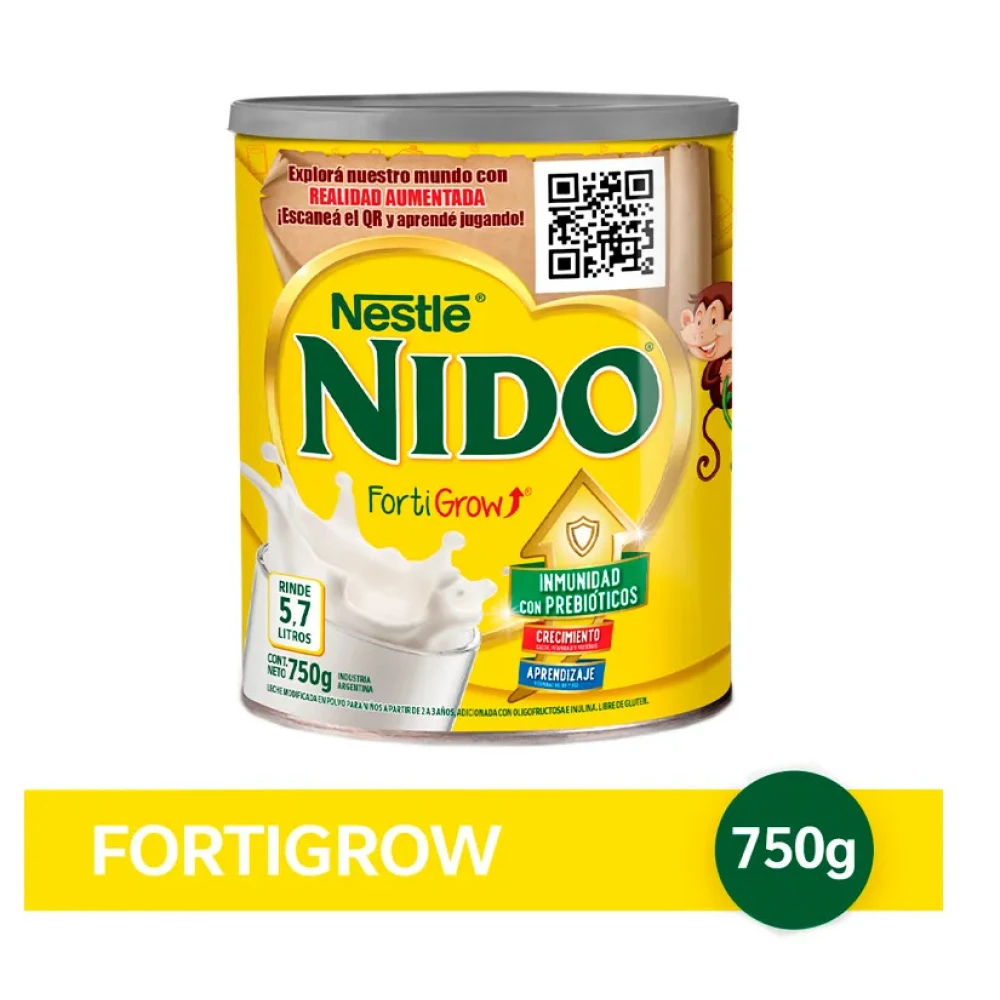 NIDOFORTI GROW INMUNIDAD LATA X 750 GR.