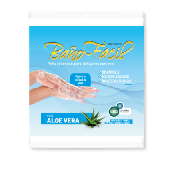 Baño Fácil con Aloe Vera Pack x 10 Unidades Baño Fácil con Aloe Vera Pack x 10 Unidades
