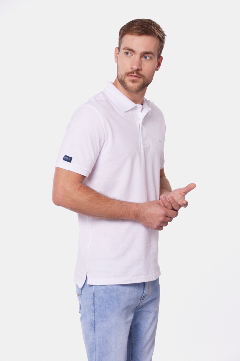 REMERA POLO PIQUE Blanco