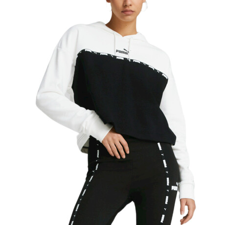 Puma Power Tape Hoodie TR White & Black