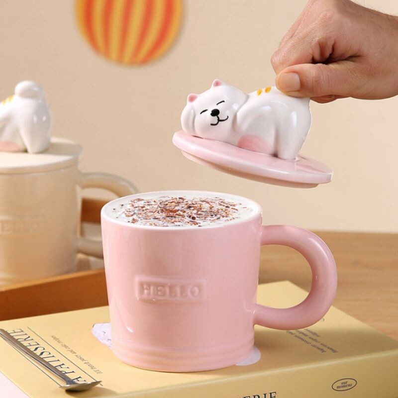 Taza De Cerámica Gatito De La Fortuna - Maneki-neko - 400ml Taza De Cerámica Gatito De La Fortuna - Maneki-neko - 400ml