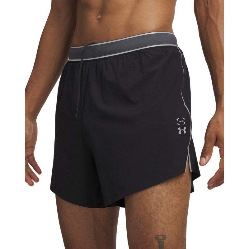 UA Halo Run Short-BLU BLK-001