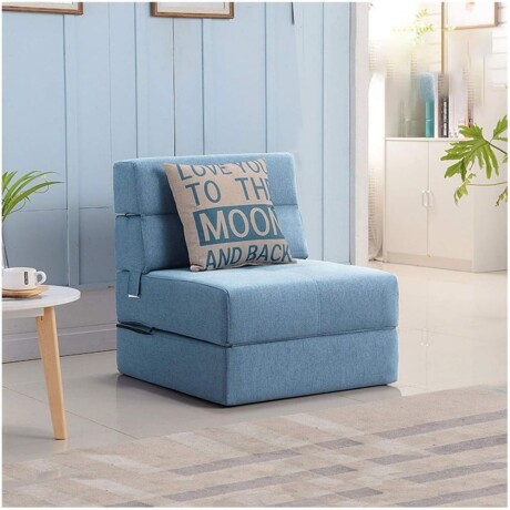 Sofa cama Foldie 1 cuerpo Azul