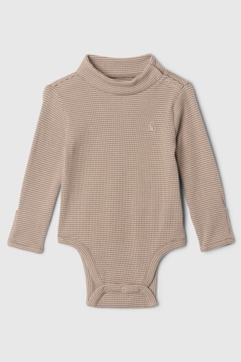 Body Polera Viento Bebé Brown Stripe