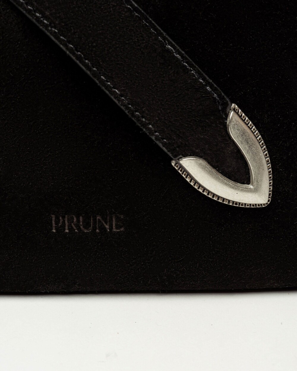 Bolso Bamboo en cuero gamuza Negro