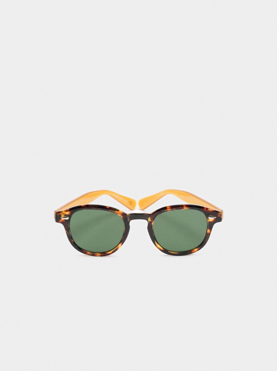Gafas De Sol Redondas - marron 