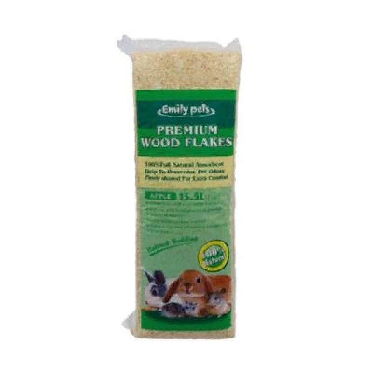 Viruta Compactada Emily Pets Manzana 1 Kg 