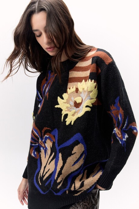 Sweater Collage Negro