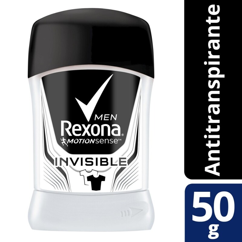 Desodorante Rexona en Barra Men Invisible 50 GR Desodorante Rexona en Barra Men Invisible 50 GR