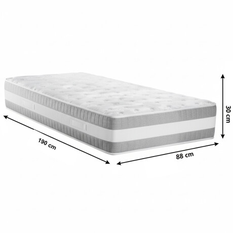 COLCHÓN UNA PLAZA ORTOPEDICO ESPUMA Y RESORTES - ALTURA 30CM COLCHÓN UNA PLAZA ORTOPEDICO ESPUMA Y RESORTES - ALTURA 30CM