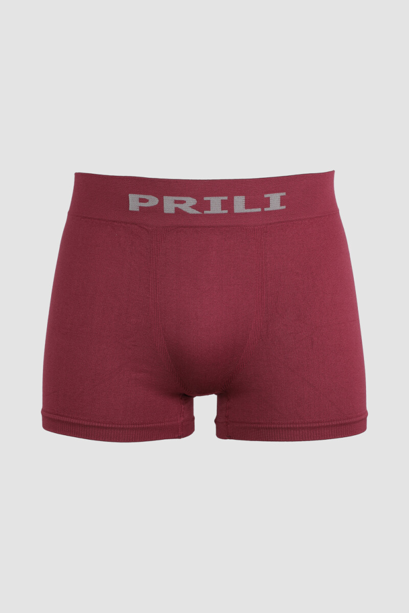 Boxer con pretina ancha Vino