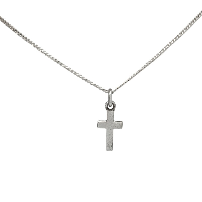 Dije Colgante Cruz-Plata 925-Sin Piedra-CP4335 sinpiedra