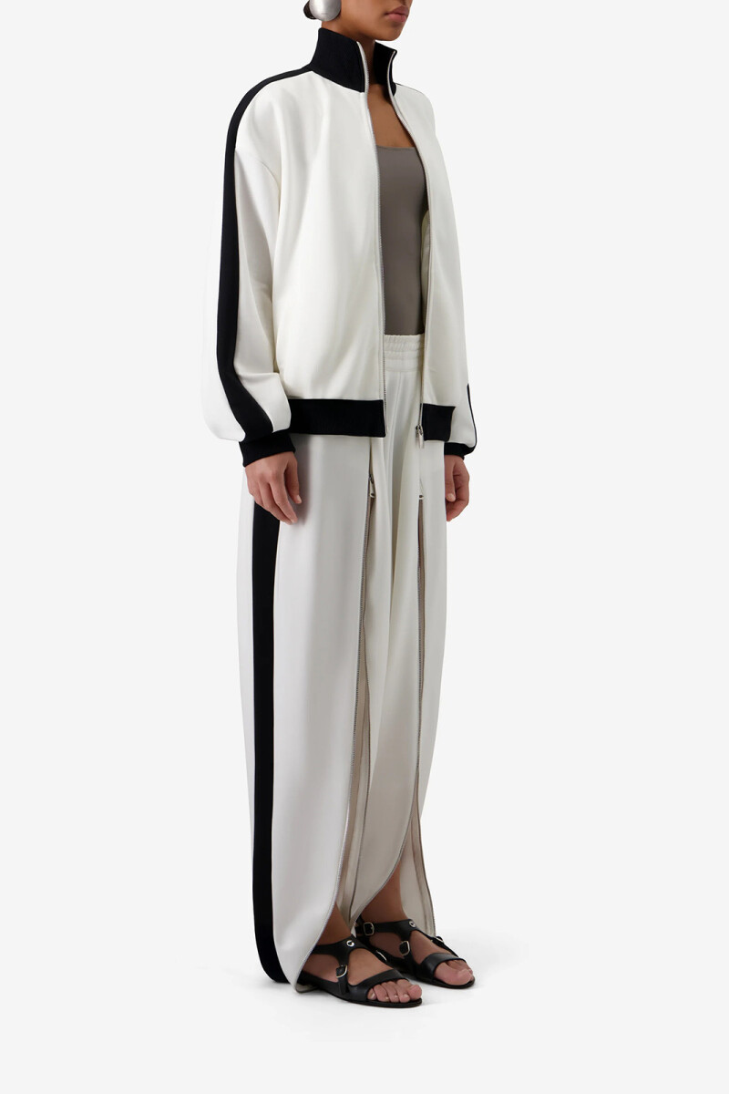 CHAQUETA OVERSIZED TRACK Blanco