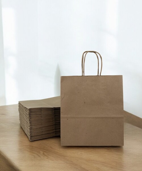 Pack x 50 - bolsa lisa 22x10x24 cm. MADERA