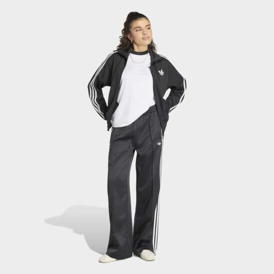 Pantalón Adidas Deportivo Satin Loose Negro