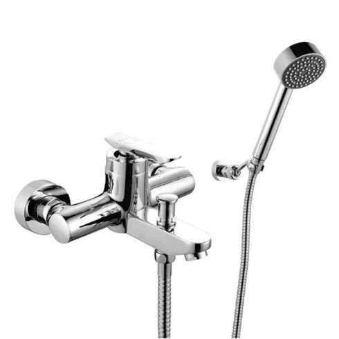 Griferia De Ducha Externa Monocomando Cromo Aqualia Edimburgo 000