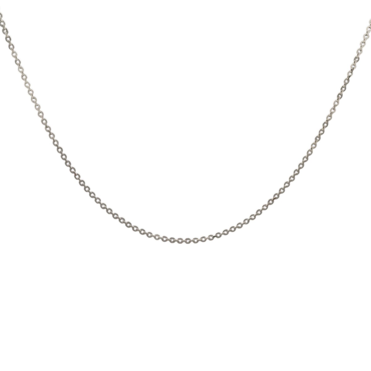 Cadena Force Oval-Plata 925-Sin Piedra-CD3079 - sinpiedra 