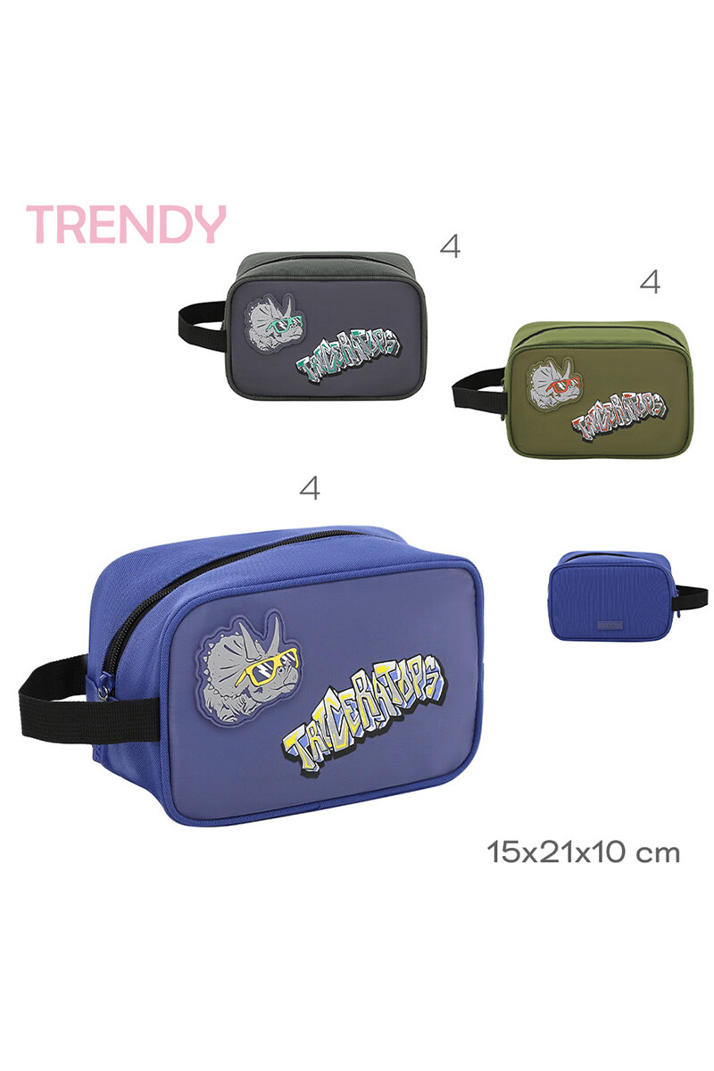 Cartuchera Trendy Gris