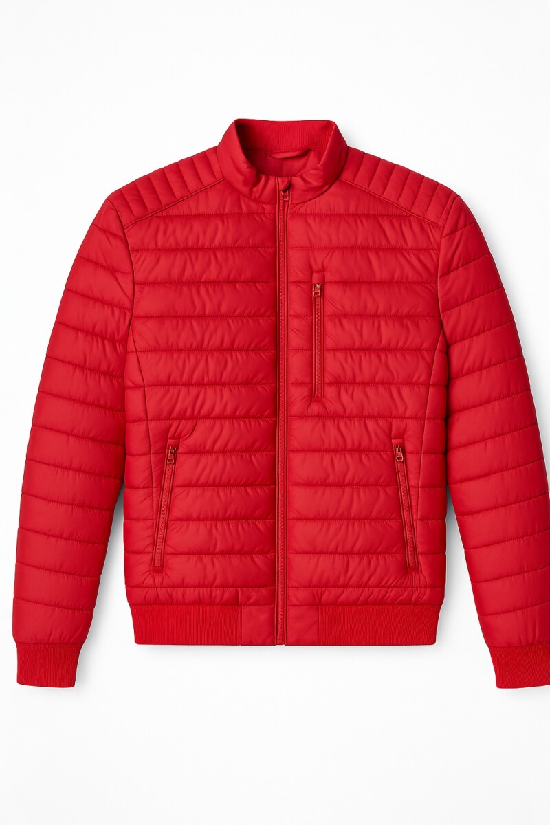 Campera matelaseada ROJO