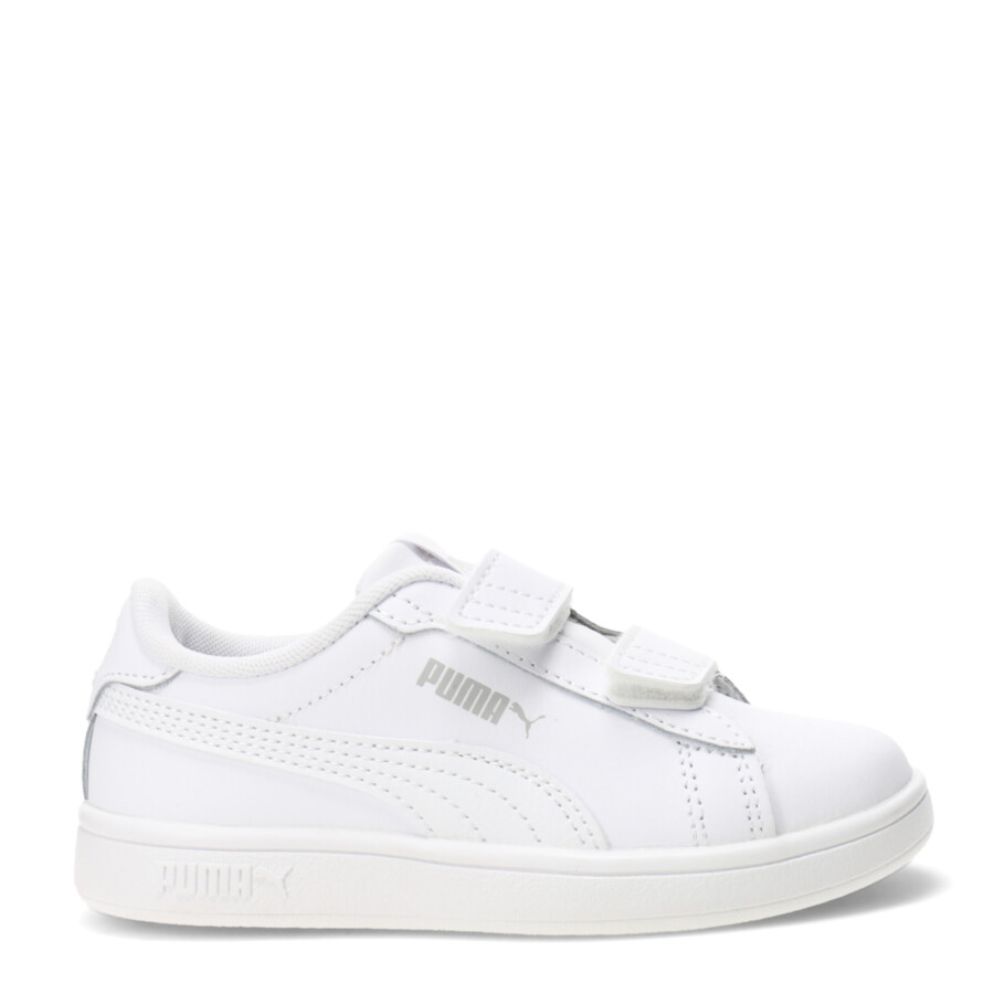 Championes Infantiles Puma Smash 3.0 Leather Blanco