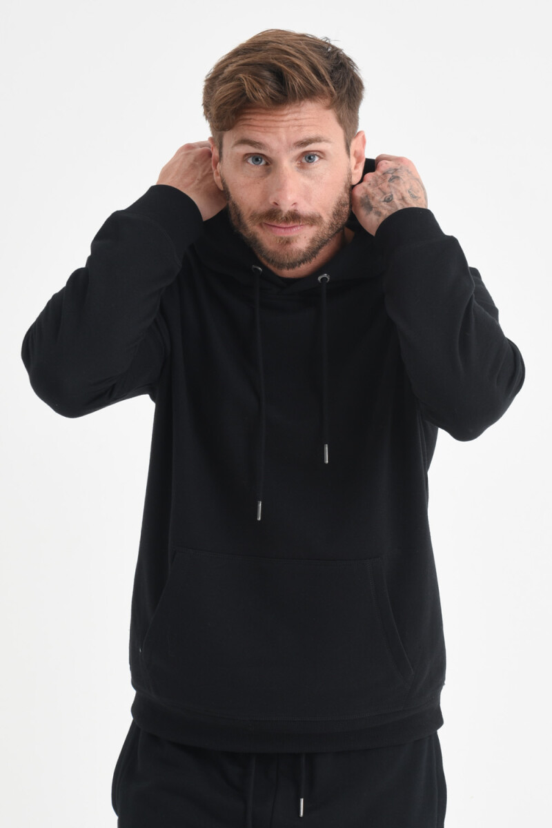 Hoodie deportivo Negro