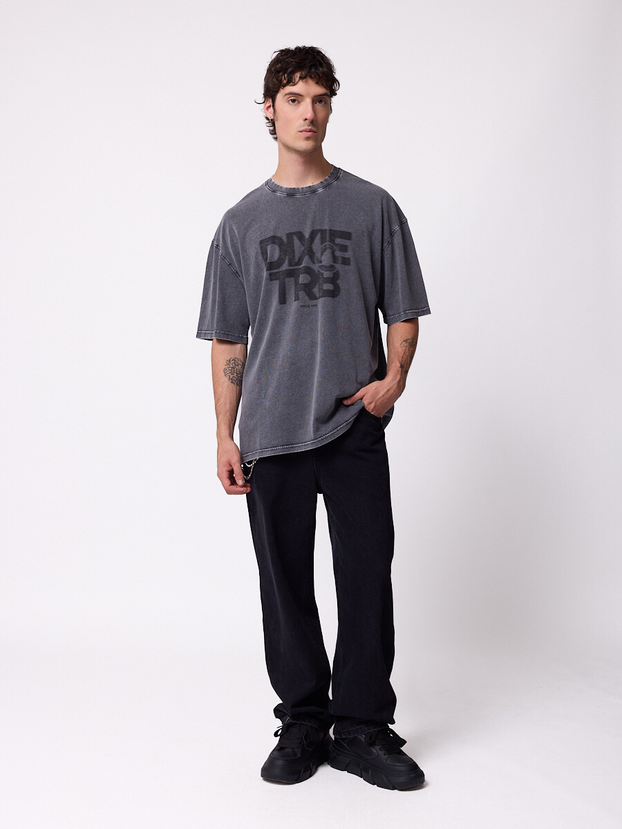 T-SHIRT JAWNI DIXIE Gris Oscuro