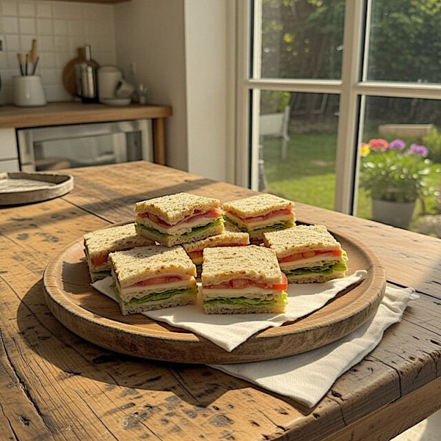 6 Sándwiches Olímpicos en Pan Negro 6 Sándwiches Olímpicos en Pan Negro