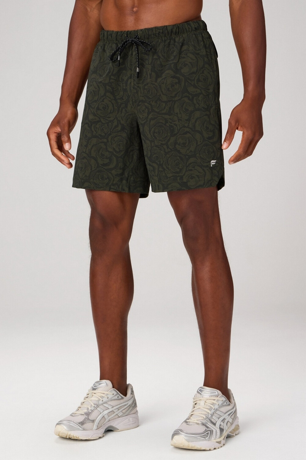 Short The 7 One Short (Lined) Hombre Utility Green Rose Halftone