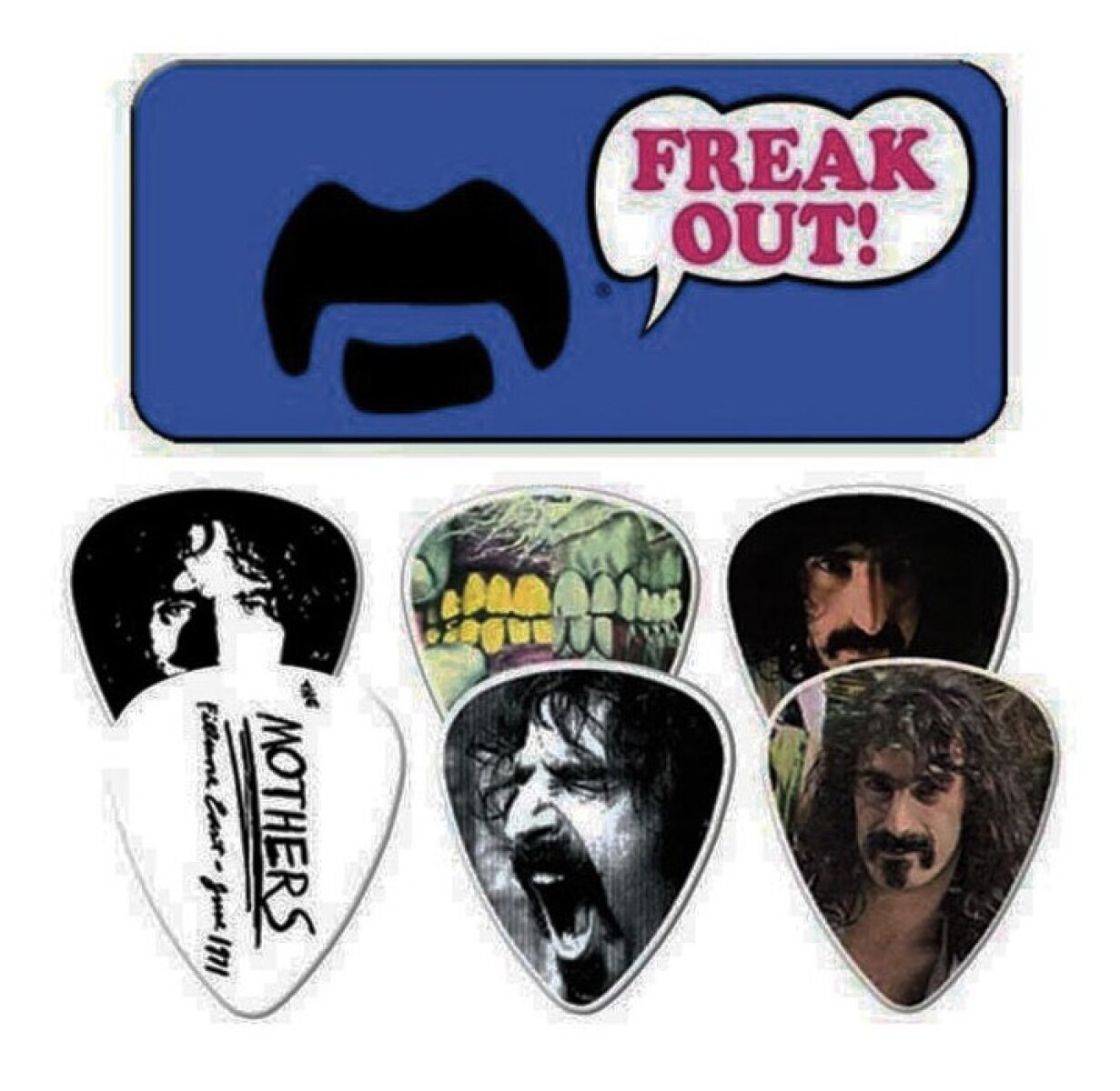 JIM DUNLOP (ZAPPT02M) FRANK ZAPPA BLU MD x6 PUAS 