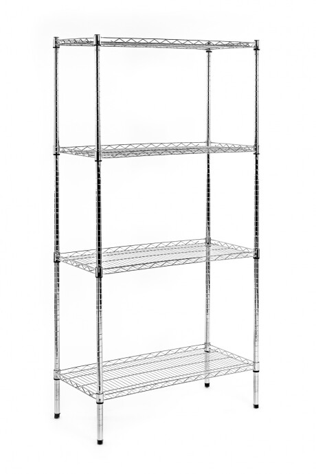 Estantería Metalica Cromada 1.80 * 0.45 M Estantería Metalica Cromada 1.80 * 0.45 M