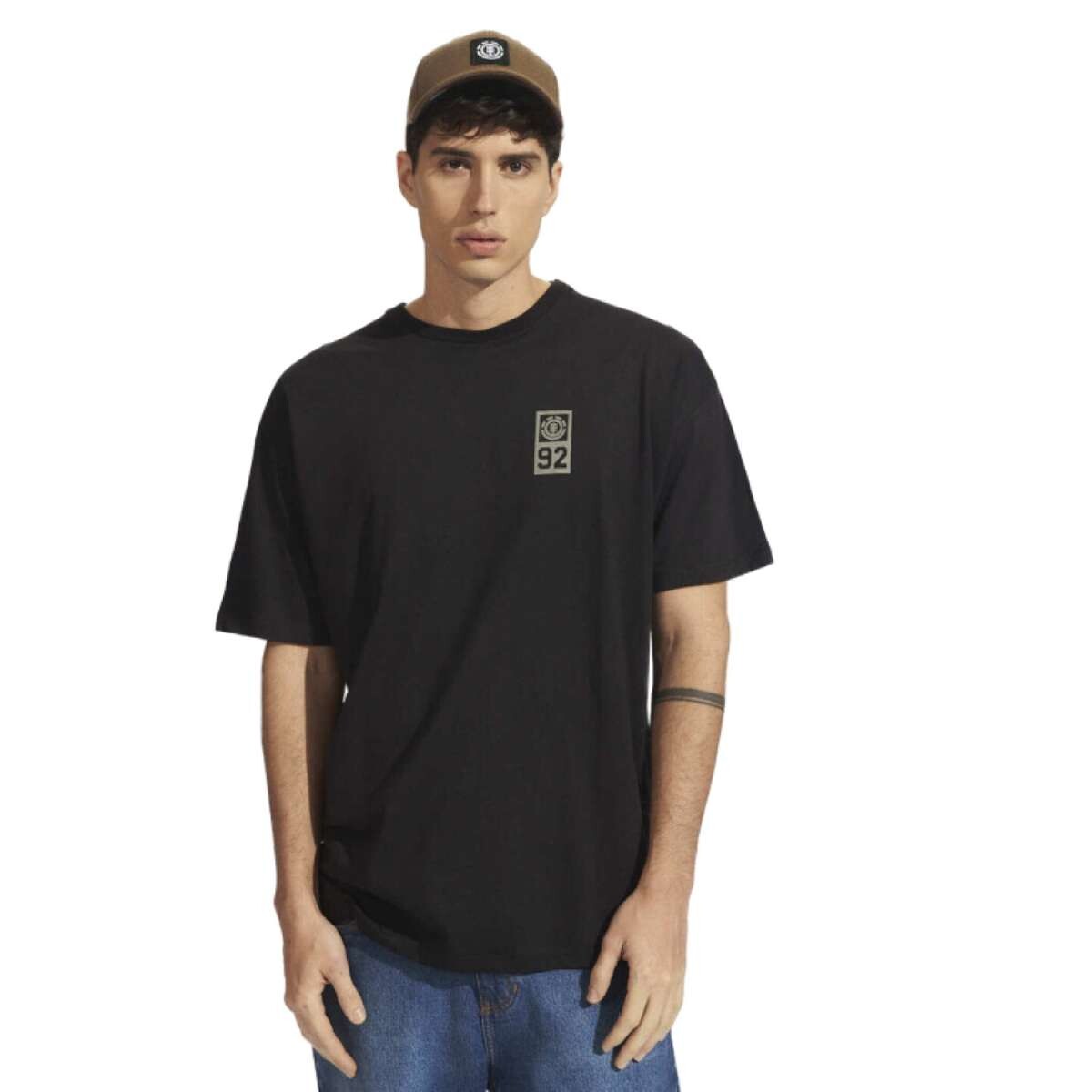 Remera Element Skate Over - Negro 