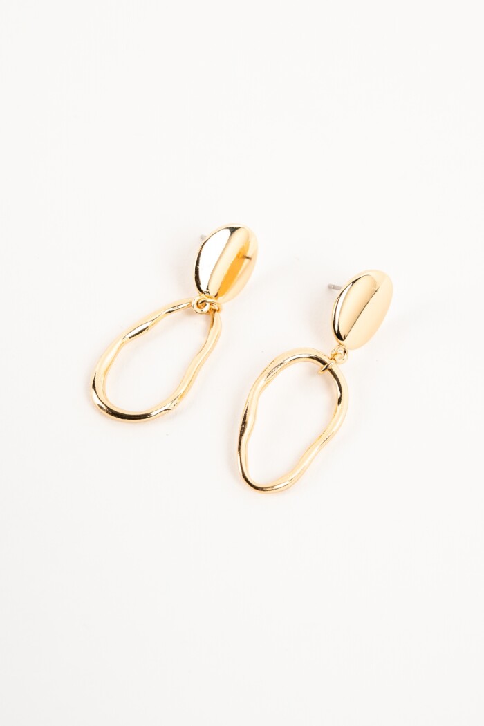 Aros Ovalados Oro