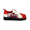 Disney Casual Bajo Pu Puntera Goma Spiderman Blanco-rojo