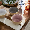 PORTMEIRION MINERALS BOWL CHICO CUARZO ROSA SET X 4 PORTMEIRION MINERALS BOWL CHICO CUARZO ROSA SET X 4