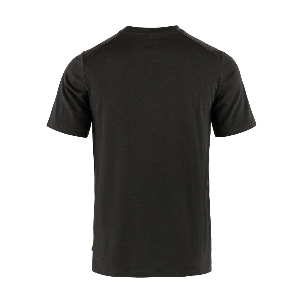Abisko Wool SS M - Hombre Black