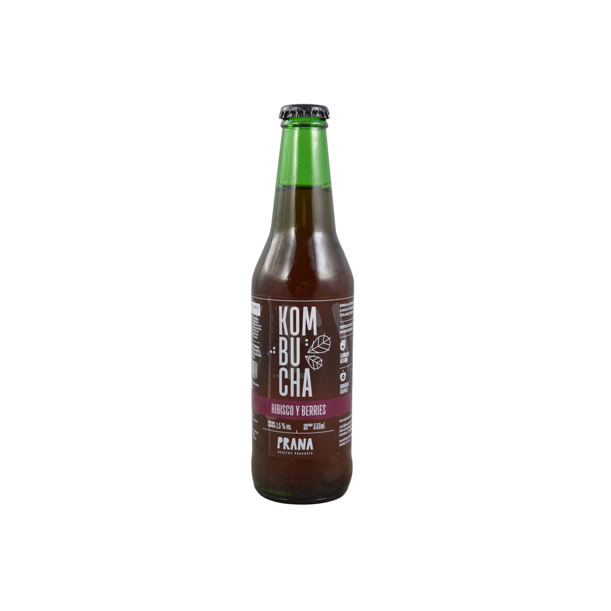 Kombucha hibiscos y berries 750ml Prana 