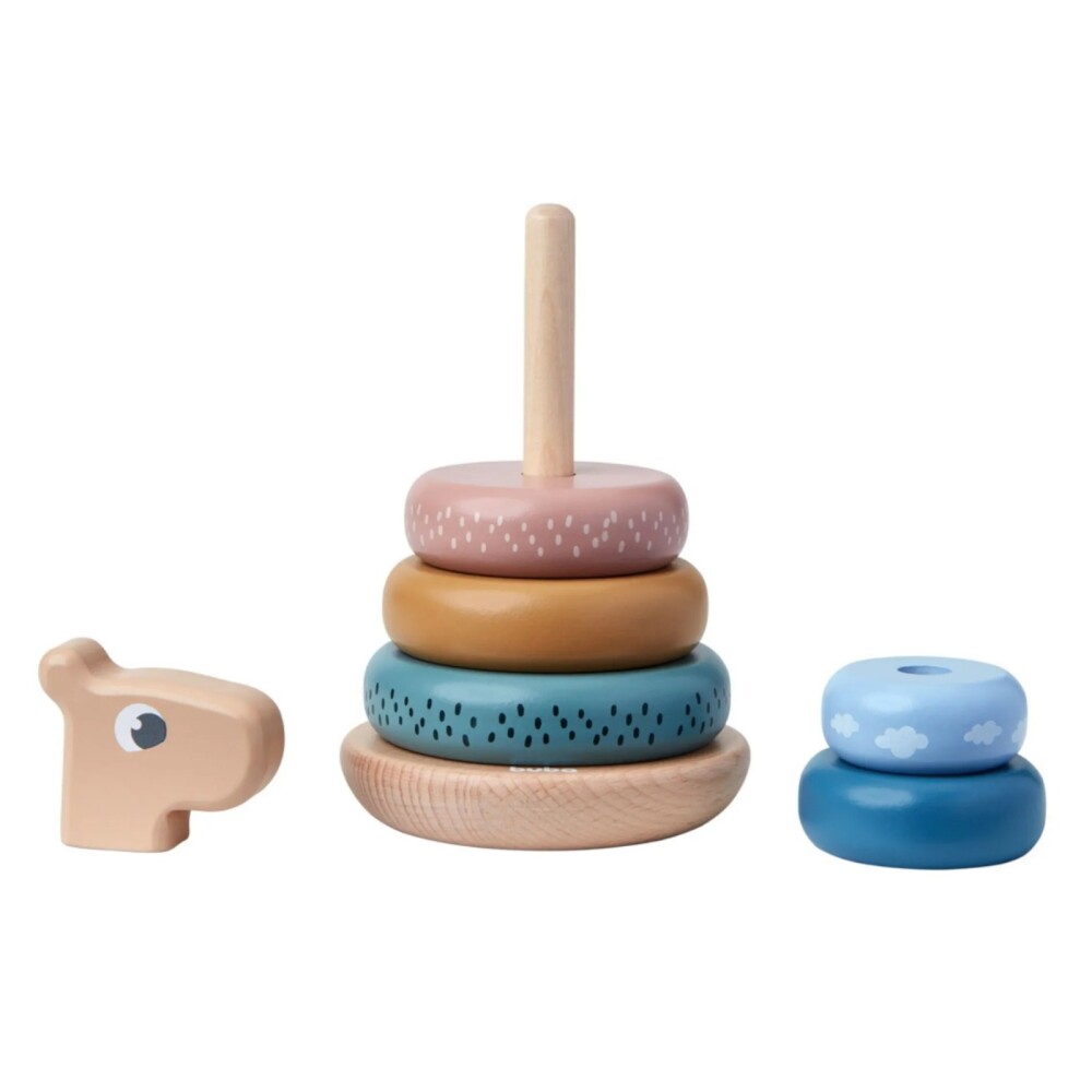 Juego aros apilables BUBA CLOUDY montessori Juego aros apilables BUBA CLOUDY montessori