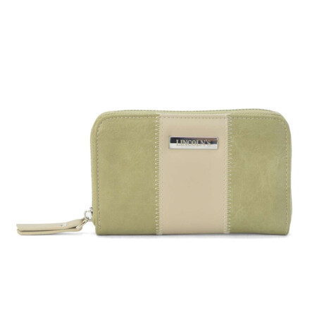 Billetera dedalera Cilantro y Piel